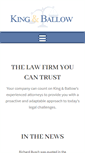 Mobile Screenshot of kingballow.com