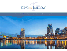 Tablet Screenshot of kingballow.com